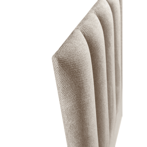 Cabeceira GOYA 160x115x7cm pele de borrego bege