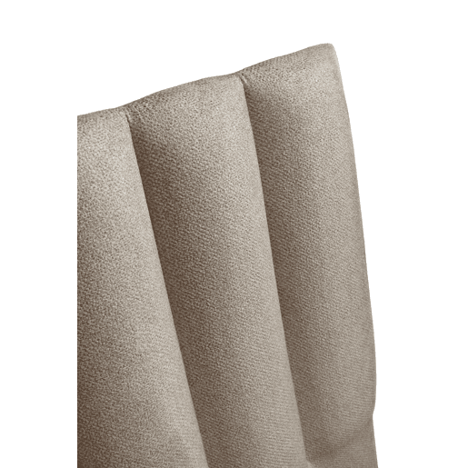 Cabeceira GOYA 160x115x7cm pele de borrego bege