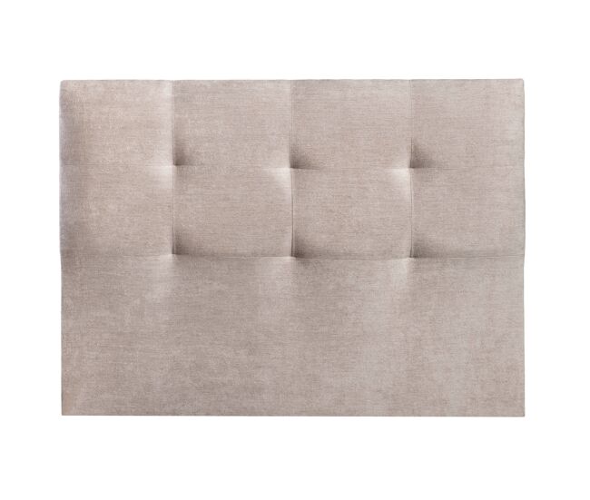 Cabecero MIRO 160x115x7cm tela loto beige