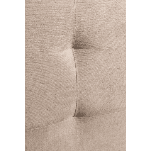 Cabeceira MIRO 160x115x7cm tecido loto bege