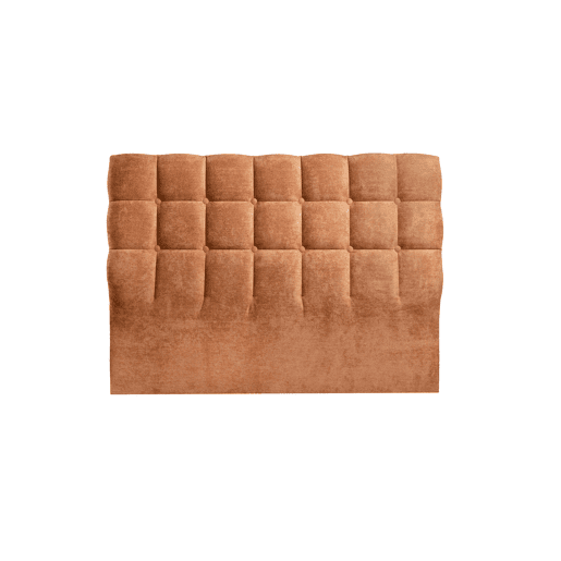 Cabeceira MONET 160x115x7cm em tecido ocre