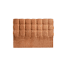 Cabeceira MONET 160x115x7cm em tecido ocre