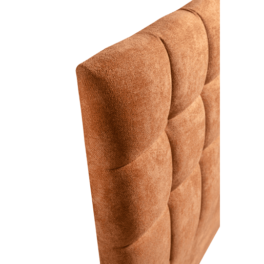Cabeceira MONET 160x115x7cm em tecido ocre