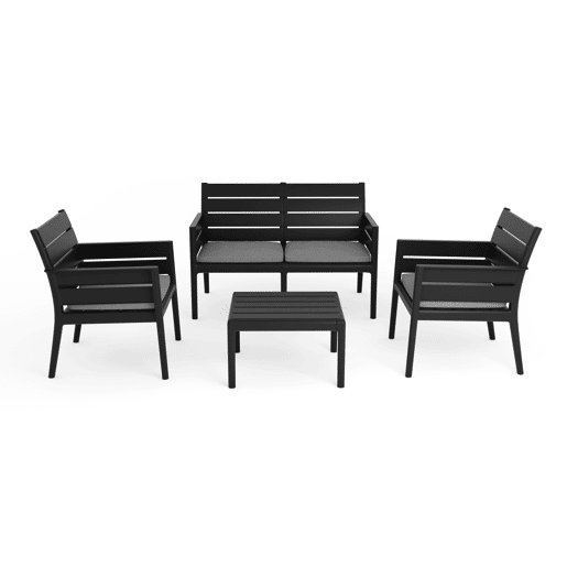 Conjunto de jardim PANKA cor antracite