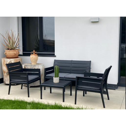 Conjunto de jardim PANKA cor antracite