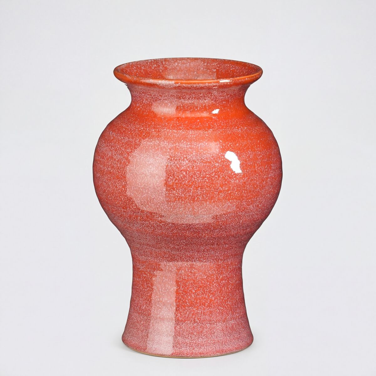 Jarrón JAIPUR ceramica naranja 27cm