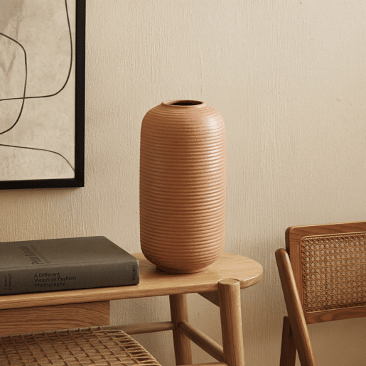 Jarro LODI cerâmica cor terracota 26cm