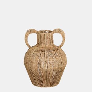 Jarro NALA em juta 38cm cor natural