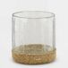Candelabro MAUIA vidrio y seagrass 19cm Candelabro MAUIA vidrio y seagrass 19cm Transparente