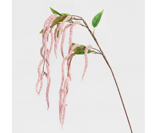 Planta floral artificial amaranthus rosa 94x15cm