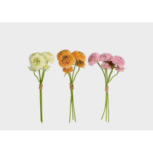 Planta artificial DALIA 19,5x16,5cm cores sortidas