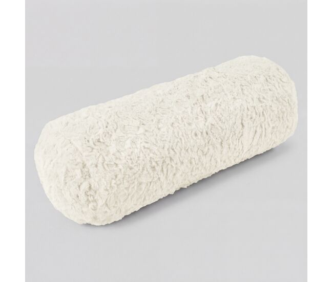 Cojín cuello fluffy 15x40cm color blanco