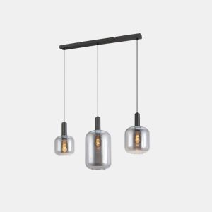 Candeeiro de teto RUBI 3 lâmpadas E27 de 25W 120x22x82,5cm