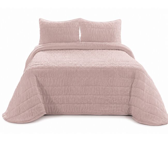 Colcha luna cama 100cm color rosa