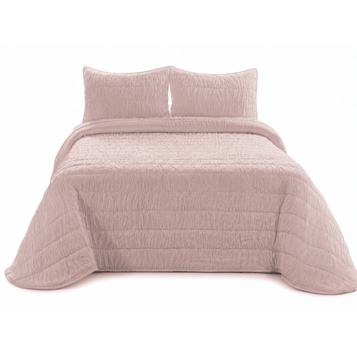 Colcha LUNA cama 135cm cor rosa