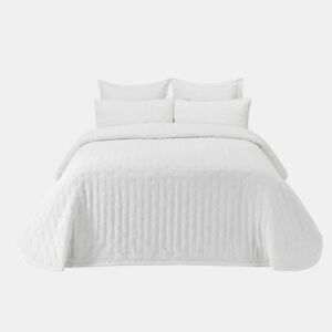 Colcha MAYA cama 90cm cor branco