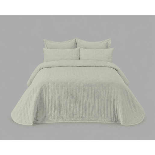Colcha MAYA cama 135cm cor verde menta