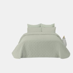 Colcha MAYA cama 150cm cor verde menta