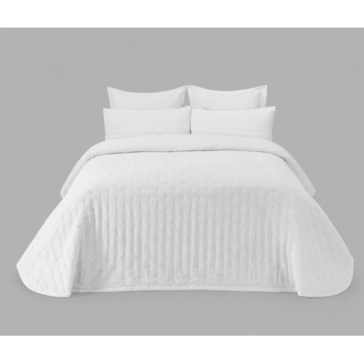 Colcha MAYA cama 180cm cor branco