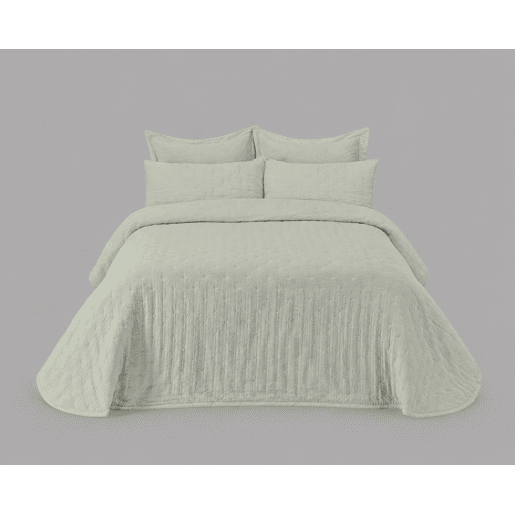 Colcha MAYA cama 180cm cor verde menta Colcha MAYA cama 180cm cor verde menta
