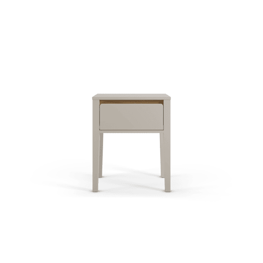 Mesa de cabeceira TORREON 1 gaveta branco