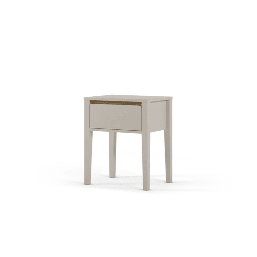 Mesa de cabeceira TORREON 1 gaveta branco