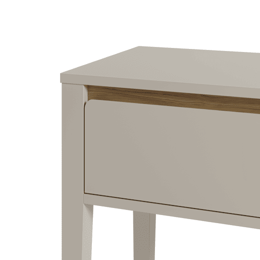 Mesa de cabeceira TORREON 1 gaveta branco