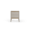 Mesa de cabeceira MAGINA 2 gavetas branco