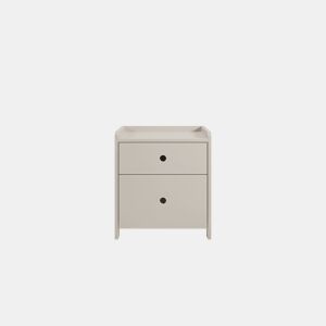 Mesa de cabeceira TERRIL II 2 gavetas cor branco
