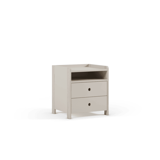 Mesa de cabeceira TERRIL 2 gavetas cor branco Mesa de cabeceira TERRIL 2 gavetas cor branco