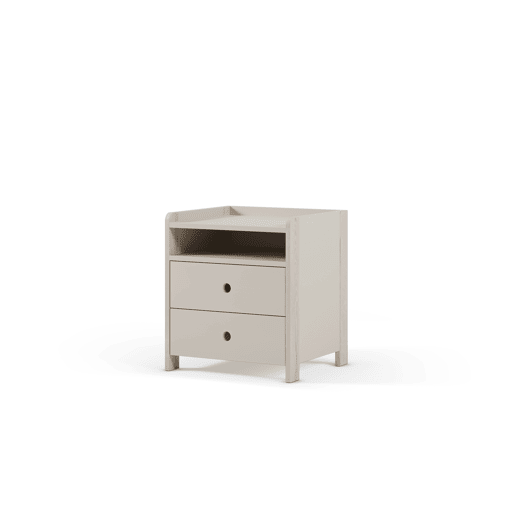 Mesa de cabeceira TERRIL 2 gavetas cor branco Mesa de cabeceira TERRIL 2 gavetas cor branco