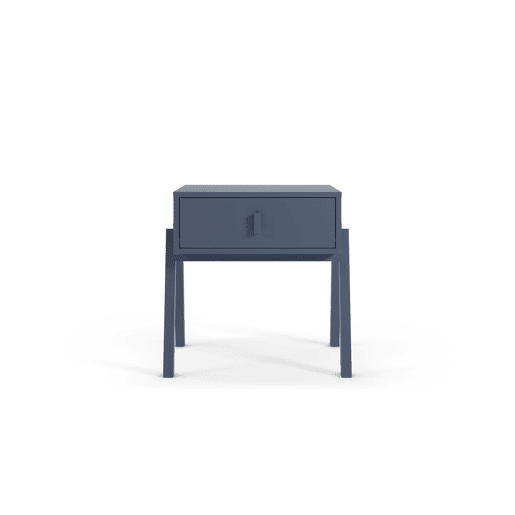 Mesa de cabeceira VELETA 2 gavetas cor azul Mesa de cabeceira VELETA 2 gavetas cor azul
