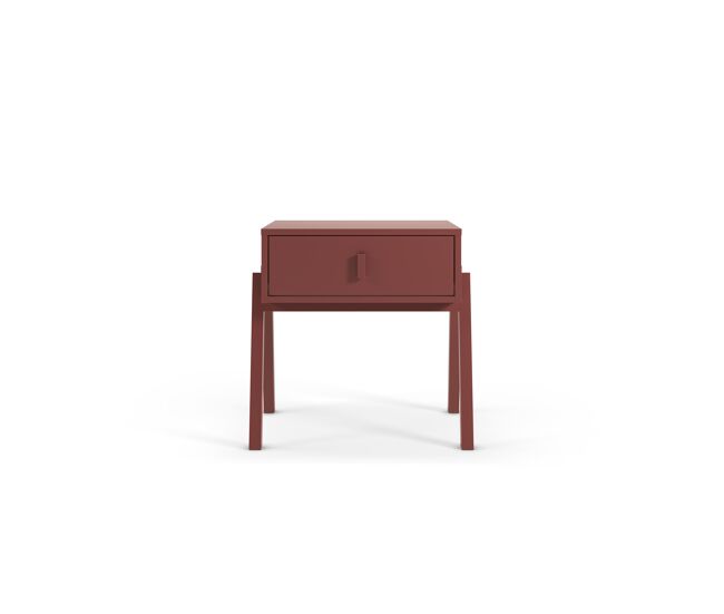 Mesita de noche veleta con 1 cajón color marrón - conforama