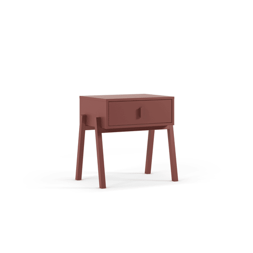 Mesa de cabeceira VELETA 2 gavetas cor castanho Mesa de cabeceira VELETA 2 gavetas cor castanho
