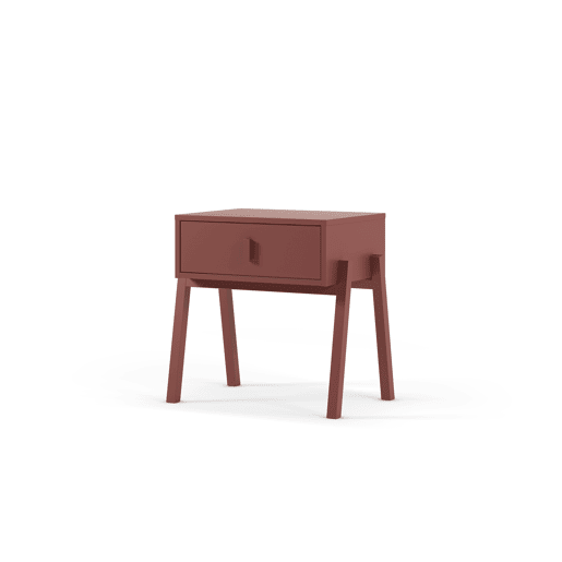 Mesa de cabeceira VELETA 2 gavetas cor castanho Mesa de cabeceira VELETA 2 gavetas cor castanho