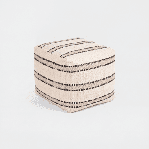 Puff ANITA 40x48x48cm cor natural