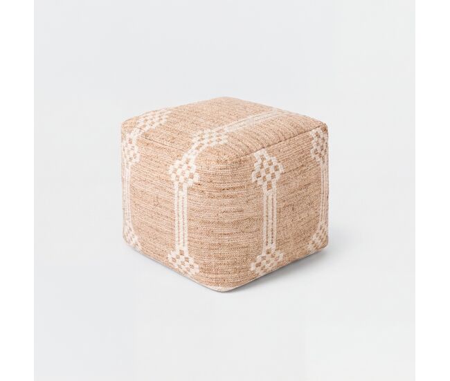Puff remi 40x48x48cm yute natural