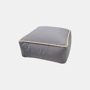 Puff DUKE 25x50x50cm cor cinza