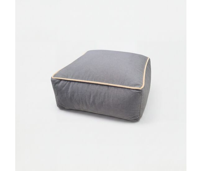 Puff duke 25x50x50cm color gris