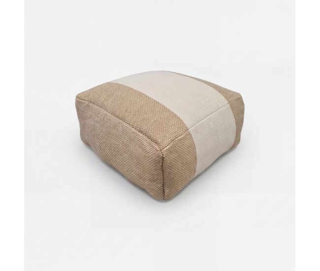 Puff ale 25x50x50cm yute natural