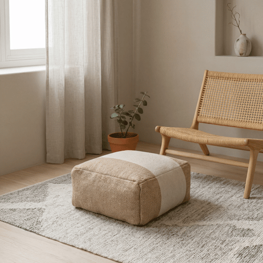 Puff ALE 25x50x50cm juta natural