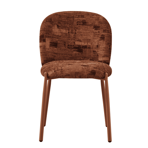 Conjunto de 2 cadeiras WIZZ terracota