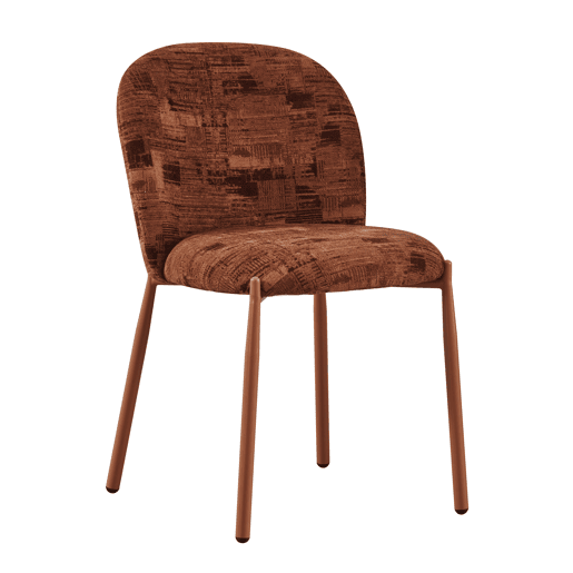 Conjunto de 2 cadeiras WIZZ terracota