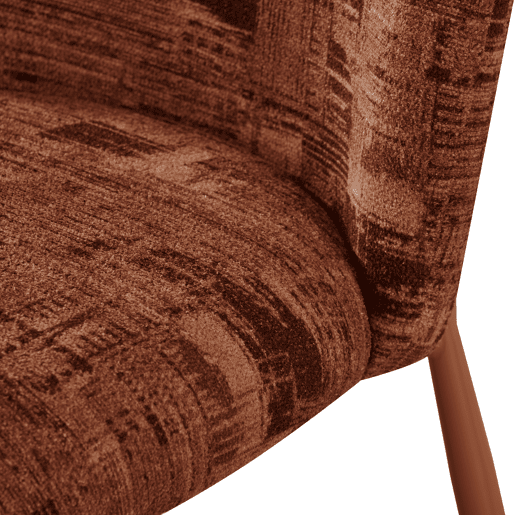 Conjunto de 2 cadeiras WIZZ terracota