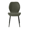 Conjunto de 4 cadeiras LOLA verde caqui