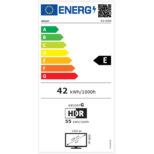 TV 43 polegadas SOGO SS4368 FHD Smart TV