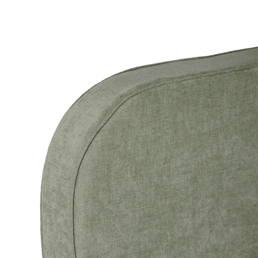 Cabeceira roler ALABE 155x110x10cm verde