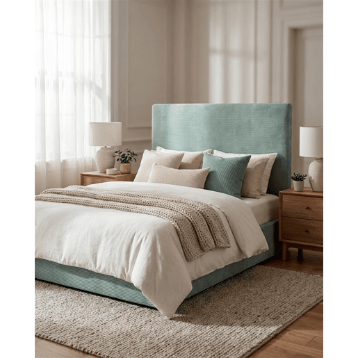 Cabeceira roler ALABE 155x110x10cm azul
