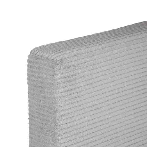 Cabeceira roler ALABE 155x110x10cm cinza