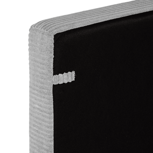 Cabeceira roler ALABE 155x110x10cm cinza